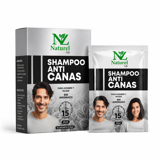 SHAMPOO NATUREL ANTI CANAS